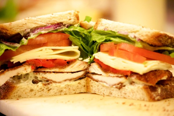 Now thats a chicken sandwich...